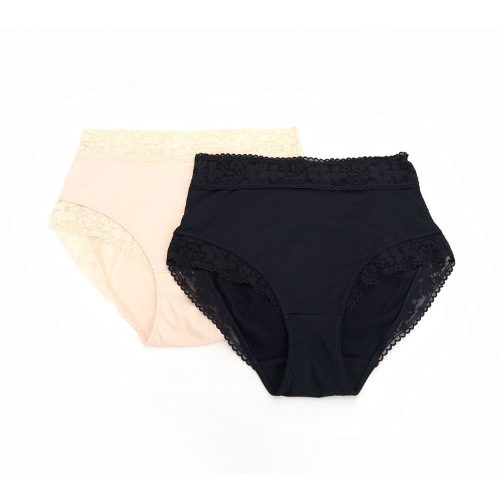 Anybody Women's Panties Sz XL Intimates High Waist Brief Multi-colored